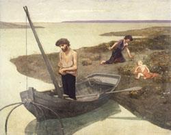 Pierre Puvis de Chavannes The Poor Fisherman Germany oil painting art